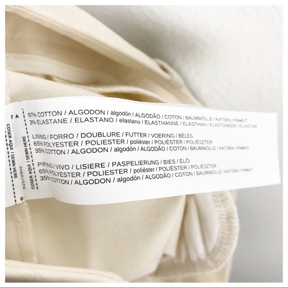 NWT MNG Split Hem Pants in Cream - Picture 11 of 12